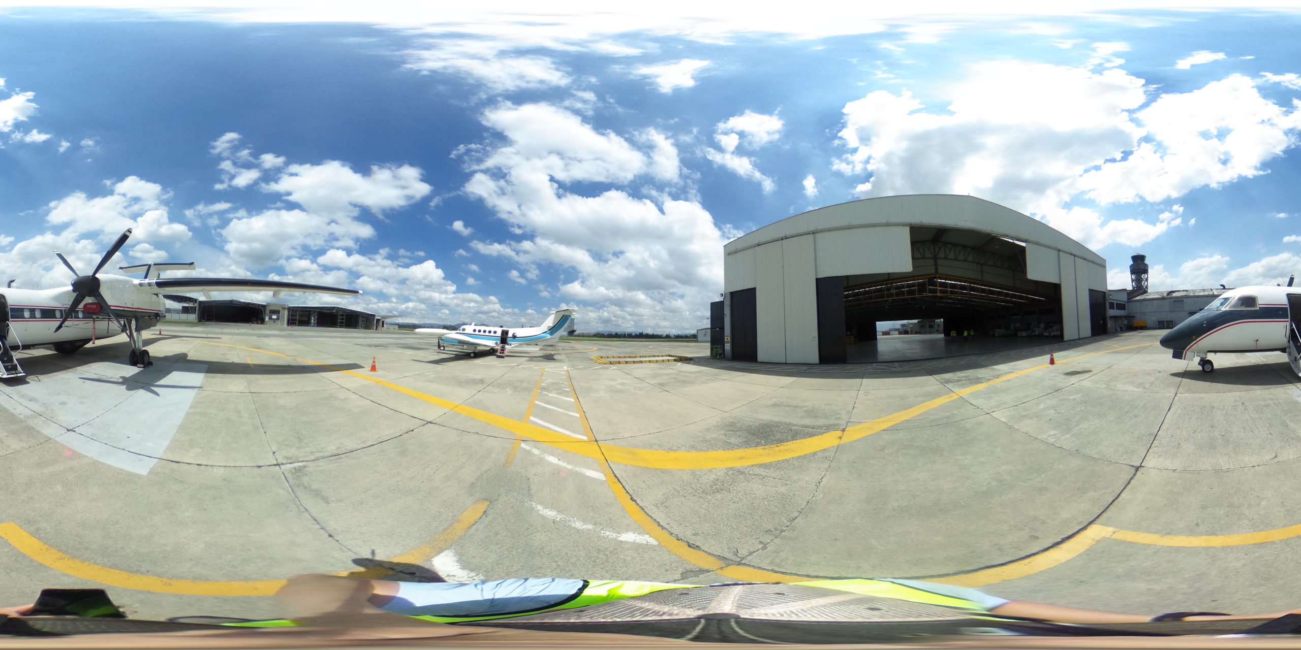 MAG hangar, ramp, and ISR platforms located in South America.